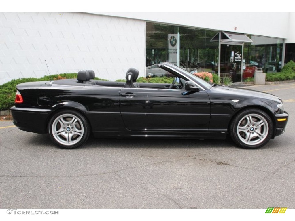 2006 3 Series 330i Convertible - Jet Black / Black photo #3