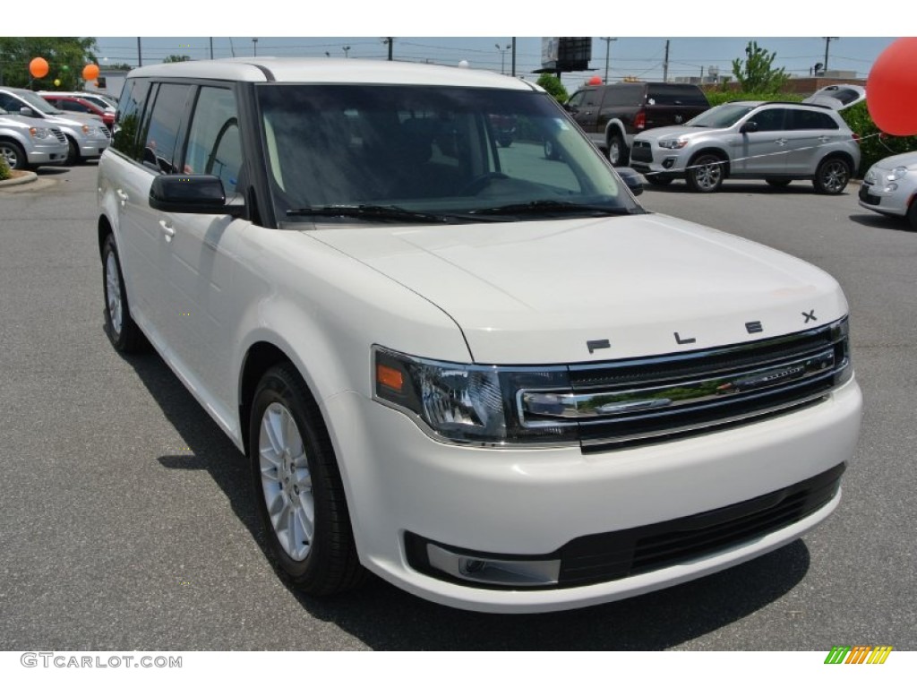 White Suede 2013 Ford Flex SEL Exterior Photo #93823066