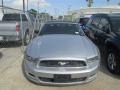 2014 Ingot Silver Ford Mustang V6 Convertible  photo #1