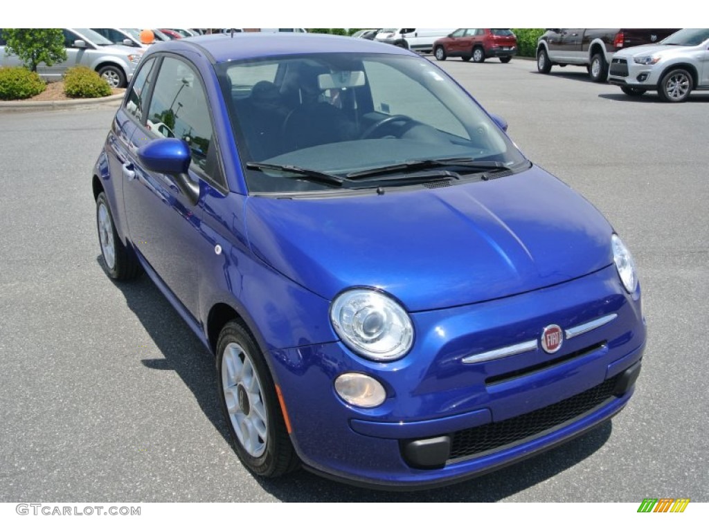 2013 500 Pop - Azzuro (Blue) / Grigio/Nero (Gray/Black) photo #2