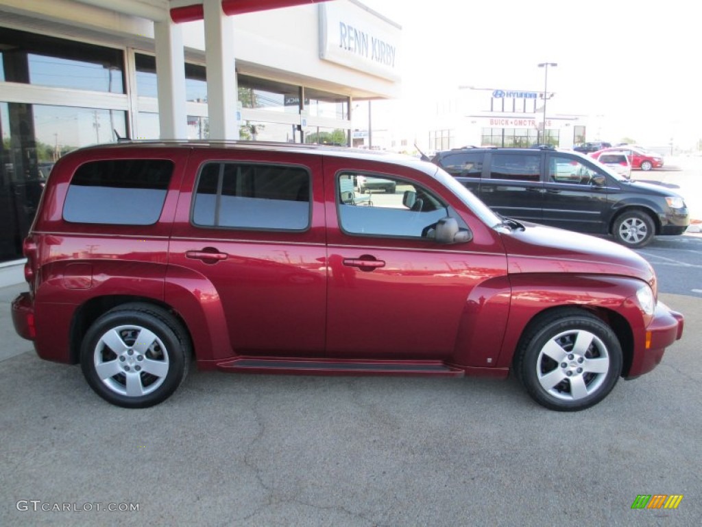 2009 HHR LS - Crystal Red Metallic / Ebony photo #8