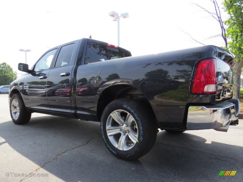 2014 1500 SLT Quad Cab - Maximum Steel Metallic / Canyon Brown/Light Frost Beige photo #2