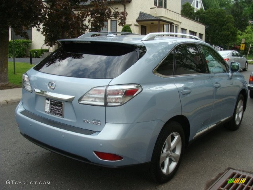2012 RX 350 AWD - Cerulean Blue Metallic / Light Gray photo #4