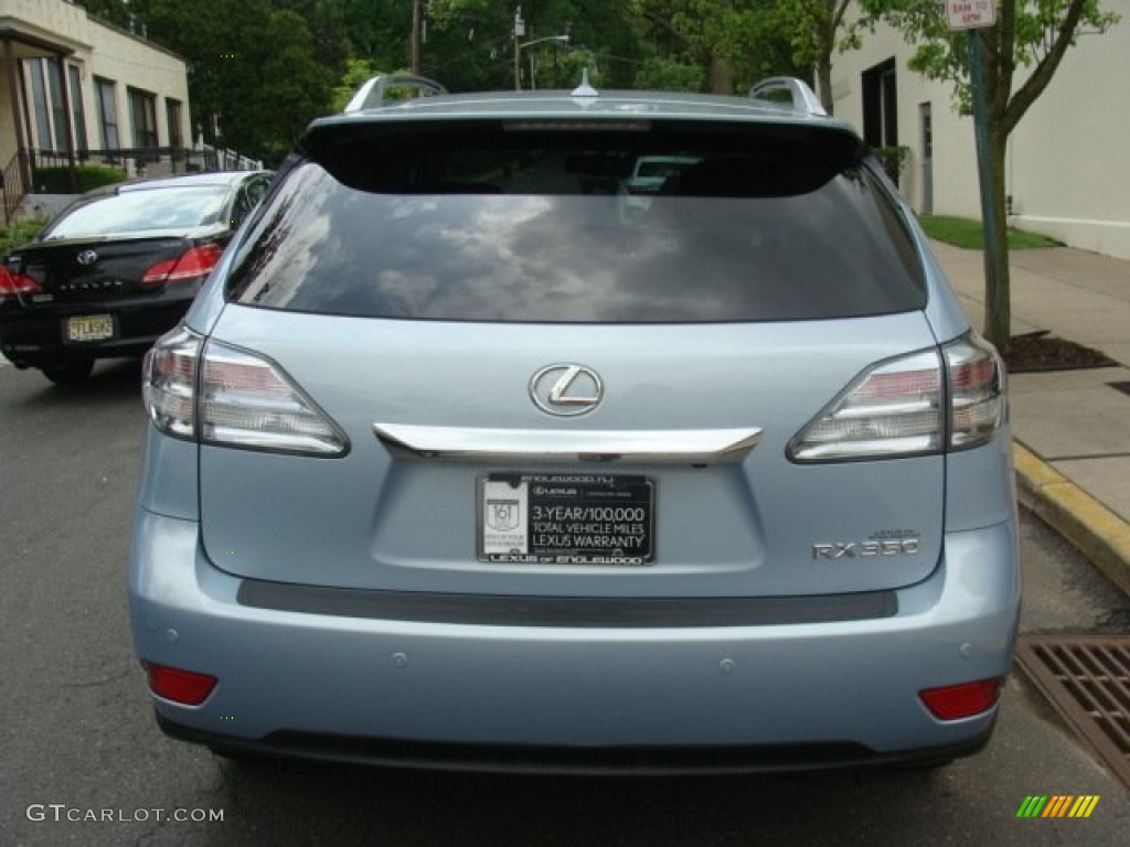 2012 RX 350 AWD - Cerulean Blue Metallic / Light Gray photo #5