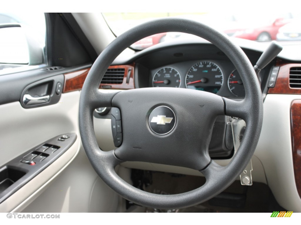 2008 Chevrolet Impala LT Gray Steering Wheel Photo #93827743