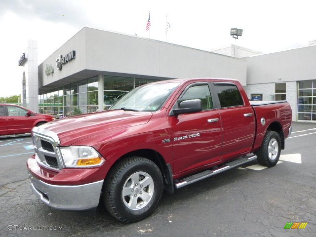 Deep Cherry Red Crystal Pearl Dodge Ram 1500