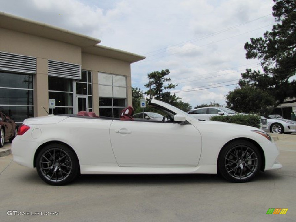 Moonlight White 2013 Infiniti G IPL G Convertible Exterior Photo #93827917