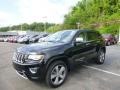 2014 Brilliant Black Crystal Pearl Jeep Grand Cherokee Overland 4x4  photo #1