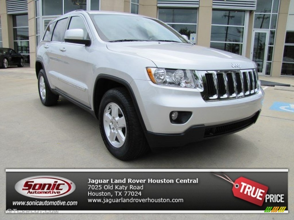 2012 Grand Cherokee Laredo - Bright Silver Metallic / Black photo #1