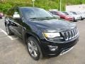 2014 Brilliant Black Crystal Pearl Jeep Grand Cherokee Overland 4x4  photo #7