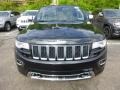 2014 Brilliant Black Crystal Pearl Jeep Grand Cherokee Overland 4x4  photo #8