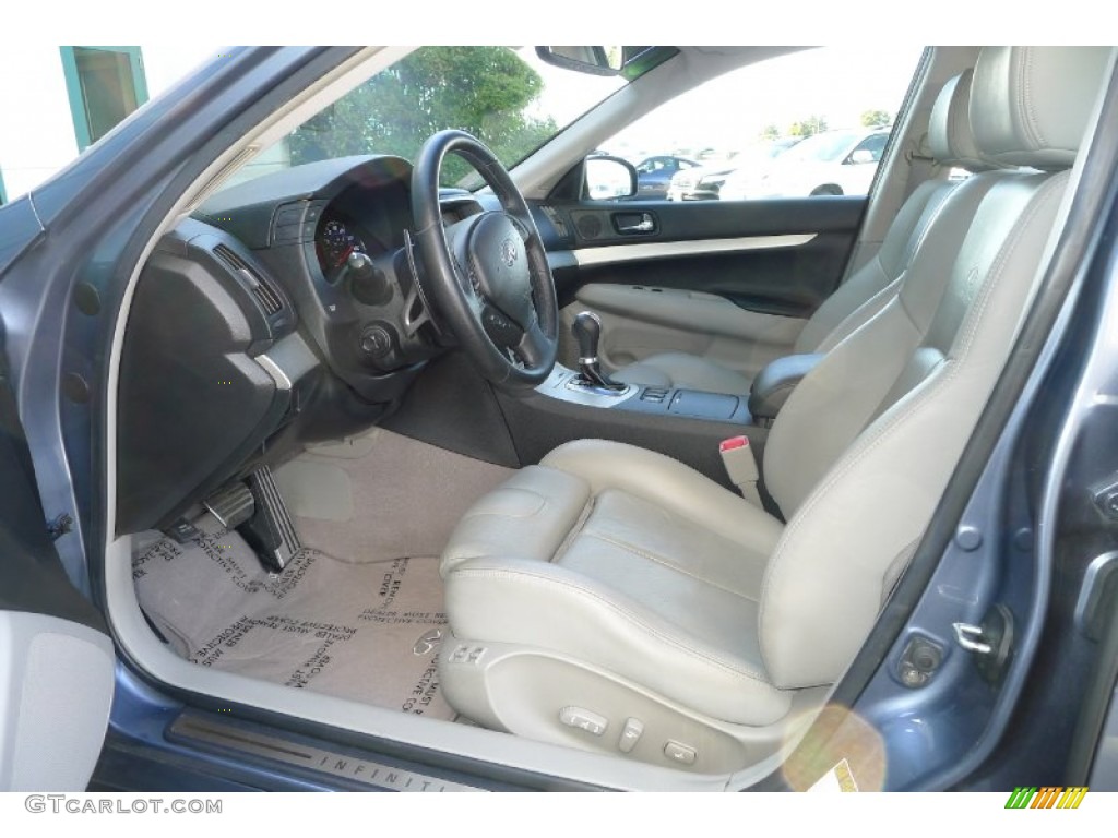 2007 G 35 S Sport Sedan - Lakeshore Slate Metallic / Stone Gray photo #13