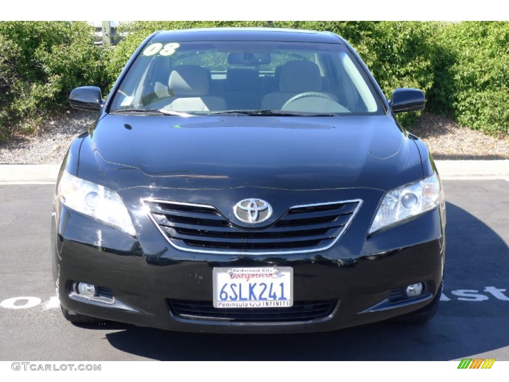 2008 Camry XLE - Black / Ash photo #2