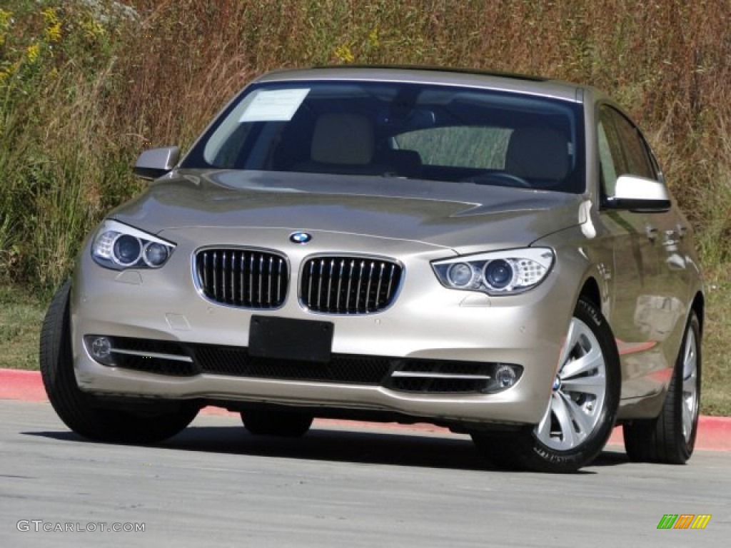 2010 5 Series 535i Gran Turismo - Milano Beige Metallic / Venetian Beige Dakota Leather photo #1