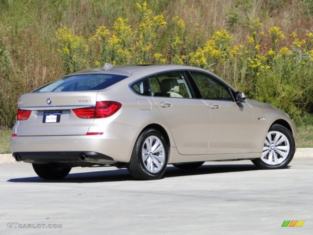 2010 5 Series 535i Gran Turismo - Milano Beige Metallic / Venetian Beige Dakota Leather photo #3