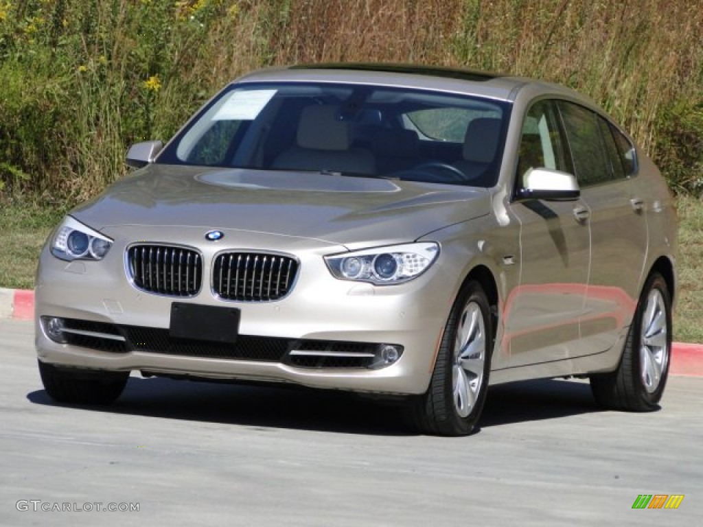 2010 5 Series 535i Gran Turismo - Milano Beige Metallic / Venetian Beige Dakota Leather photo #10