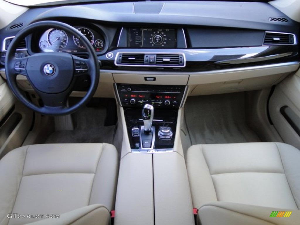 2010 5 Series 535i Gran Turismo - Milano Beige Metallic / Venetian Beige Dakota Leather photo #12