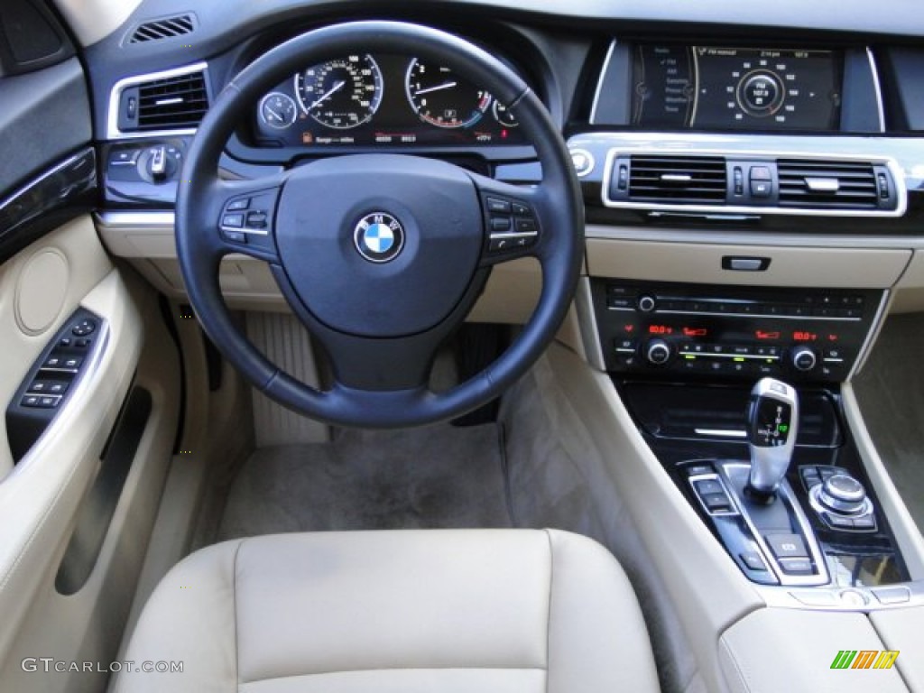 2010 5 Series 535i Gran Turismo - Milano Beige Metallic / Venetian Beige Dakota Leather photo #13