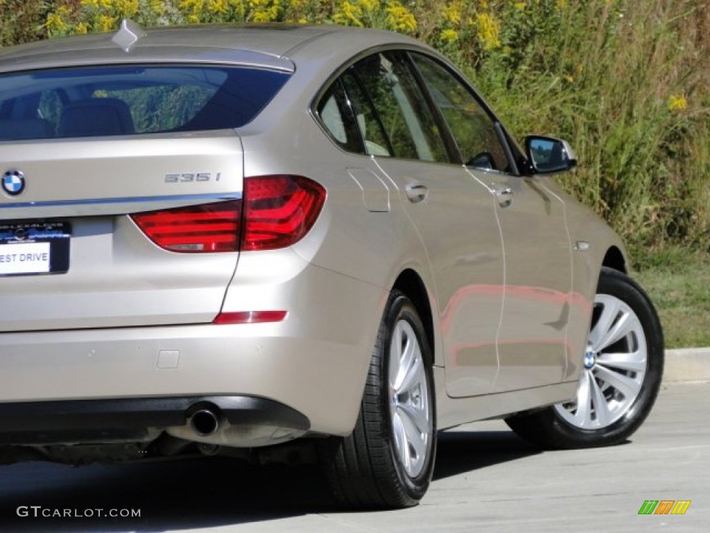 2010 5 Series 535i Gran Turismo - Milano Beige Metallic / Venetian Beige Dakota Leather photo #32