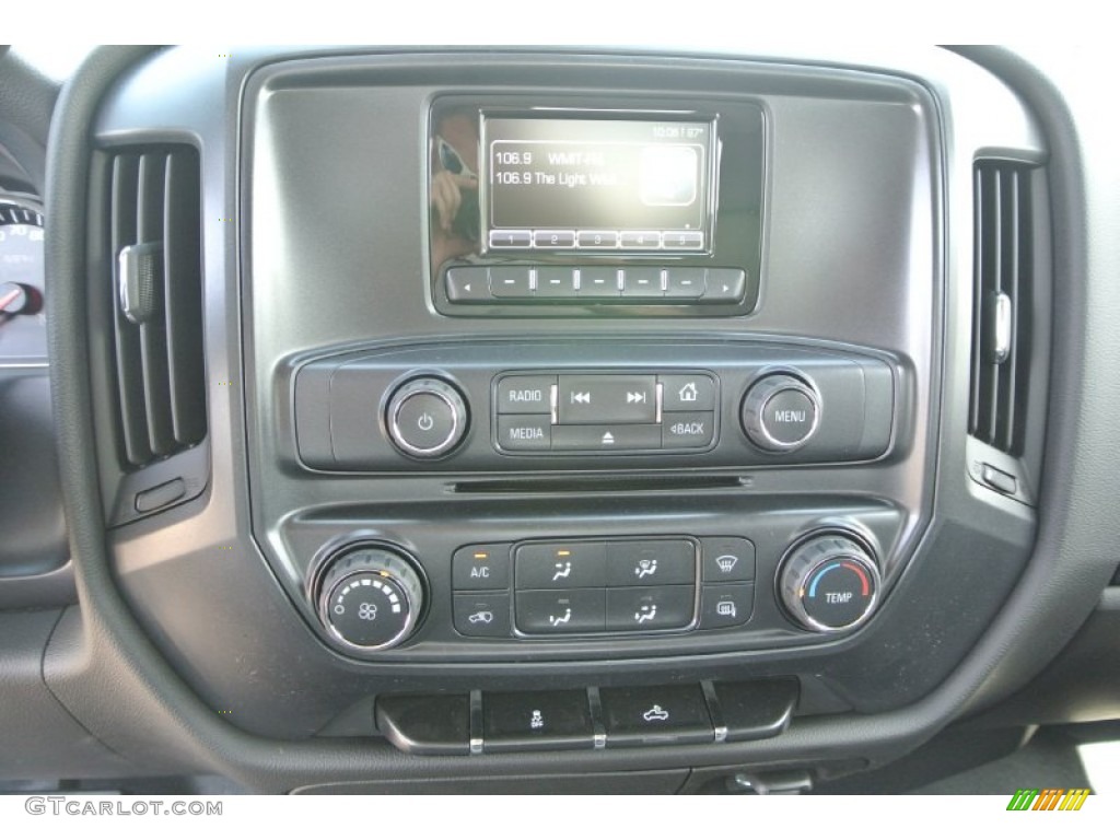 2014 Silverado 1500 WT Double Cab 4x4 - Silver Ice Metallic / Jet Black/Dark Ash photo #11