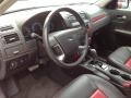 2012 Ford Fusion Sport Red Interior Prime Interior Photo