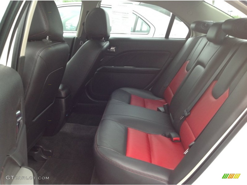 2012 Ford Fusion Sport AWD Rear Seat Photo #93832783
