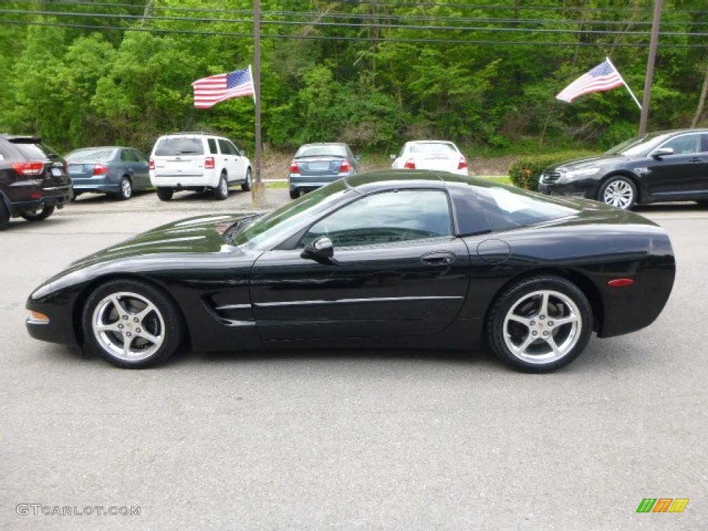 Black 2004 Chevrolet Corvette Coupe Exterior Photo #93832849