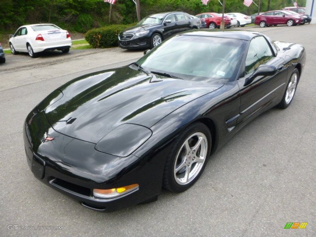 Black 2004 Chevrolet Corvette Coupe Exterior Photo #93832858