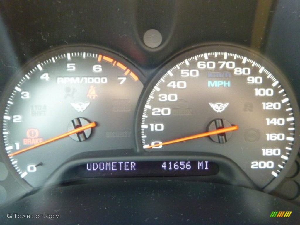 2004 Chevrolet Corvette Coupe Gauges Photo #93833035