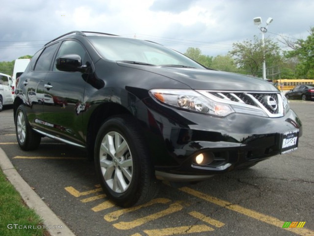 2011 Murano LE AWD - Super Black / Black photo #3