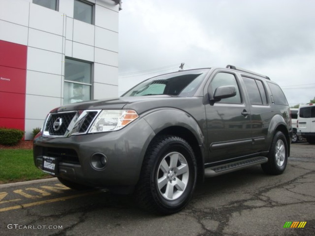 2008 Pathfinder SE 4x4 - Storm Gray / Graphite photo #1