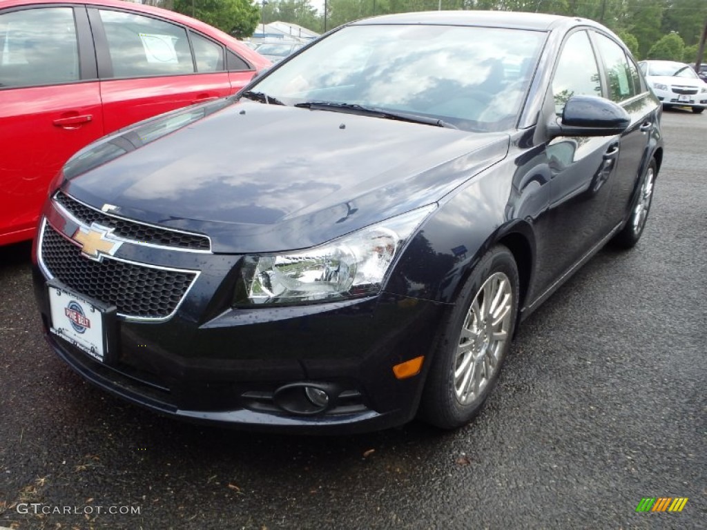 2014 Cruze Eco - Blue Ray Metallic / Jet Black photo #1