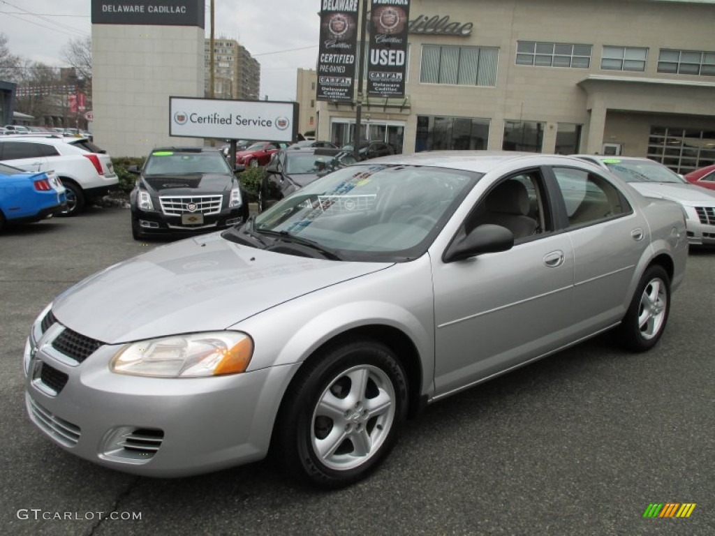 2005 Stratus SXT Sedan - Bright Silver Metallic / Dark Slate Gray photo #2