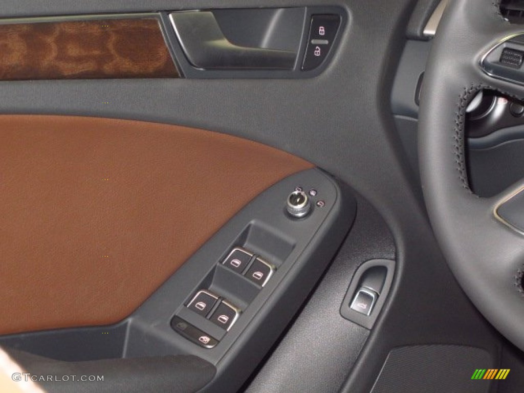 2014 A4 2.0T Sedan - Brilliant Black / Chestnut Brown/Black photo #16