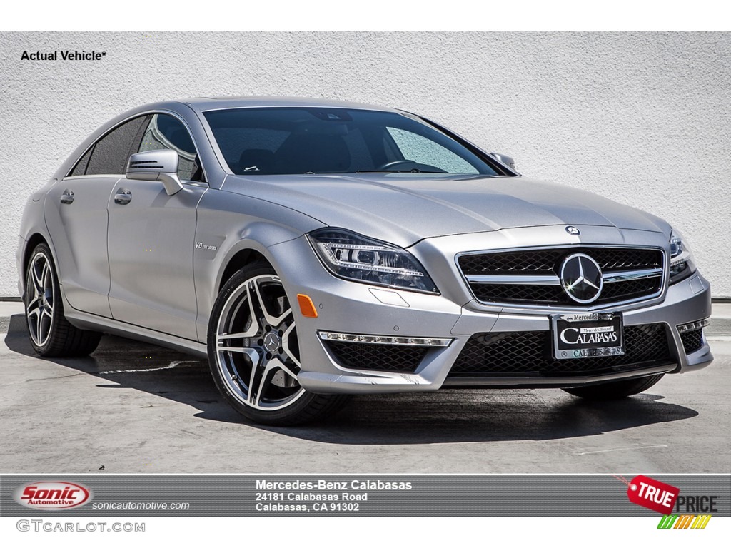 2012 CLS 63 AMG - Iridium Silver Metallic / Black photo #1
