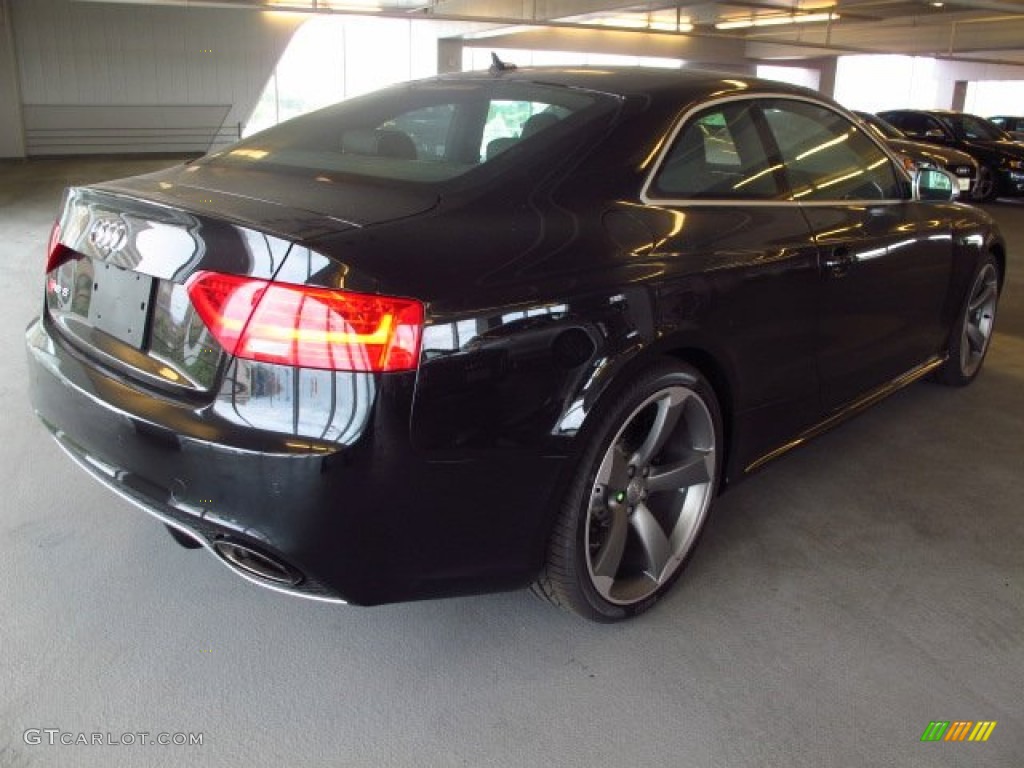 2014 RS 5 Coupe quattro - Phantom Black Pearl / Black/Rock Gray photo #2