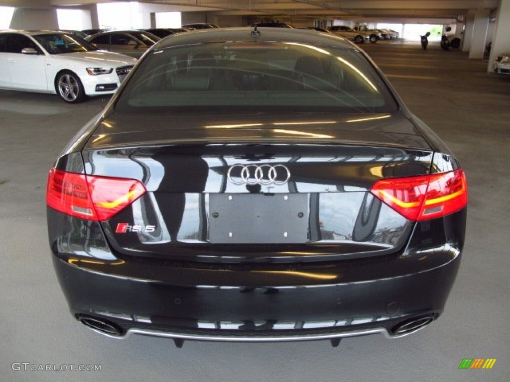 2014 RS 5 Coupe quattro - Phantom Black Pearl / Black/Rock Gray photo #3