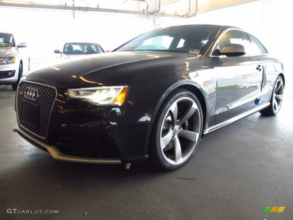 2014 RS 5 Coupe quattro - Phantom Black Pearl / Black/Rock Gray photo #5