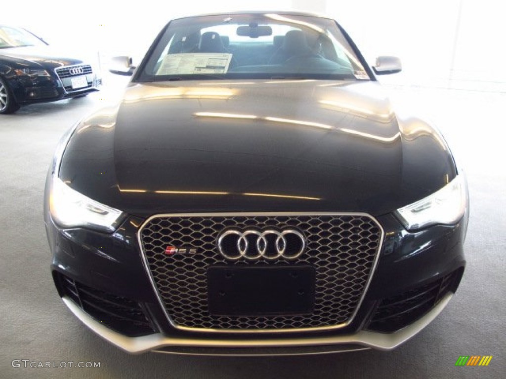 2014 RS 5 Coupe quattro - Phantom Black Pearl / Black/Rock Gray photo #6