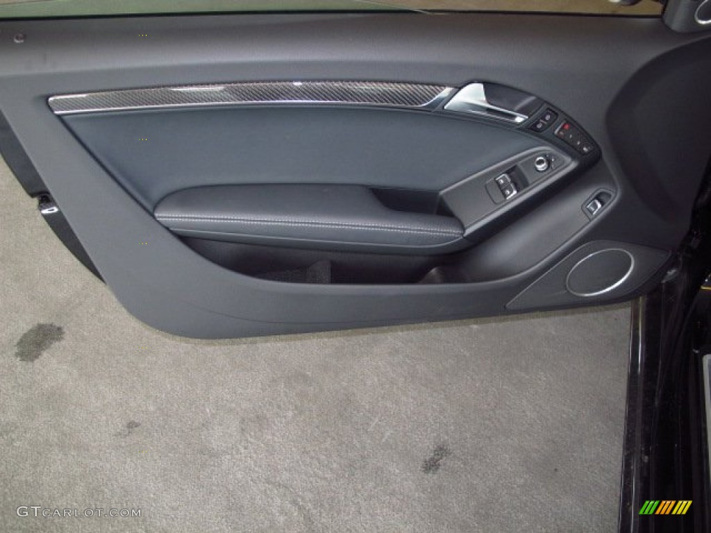 2014 RS 5 Coupe quattro - Phantom Black Pearl / Black/Rock Gray photo #9