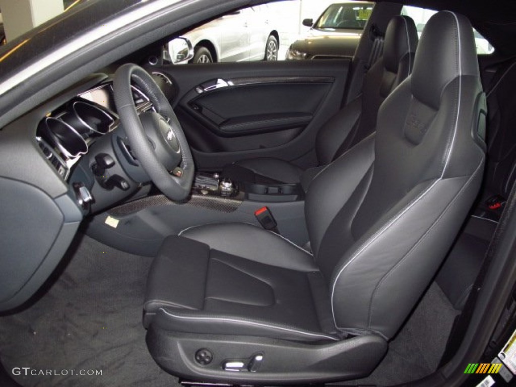 2014 RS 5 Coupe quattro - Phantom Black Pearl / Black/Rock Gray photo #10
