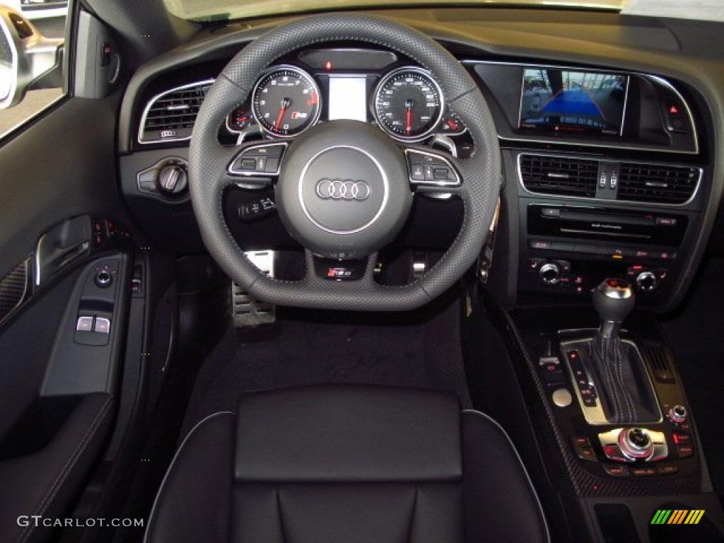 2014 RS 5 Coupe quattro - Phantom Black Pearl / Black/Rock Gray photo #12