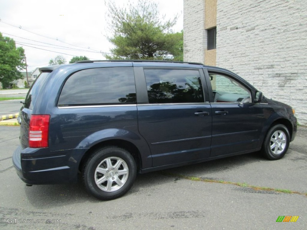 2008 Town & Country Touring - Modern Blue Pearlcoat / Medium Slate Gray/Light Shale photo #9