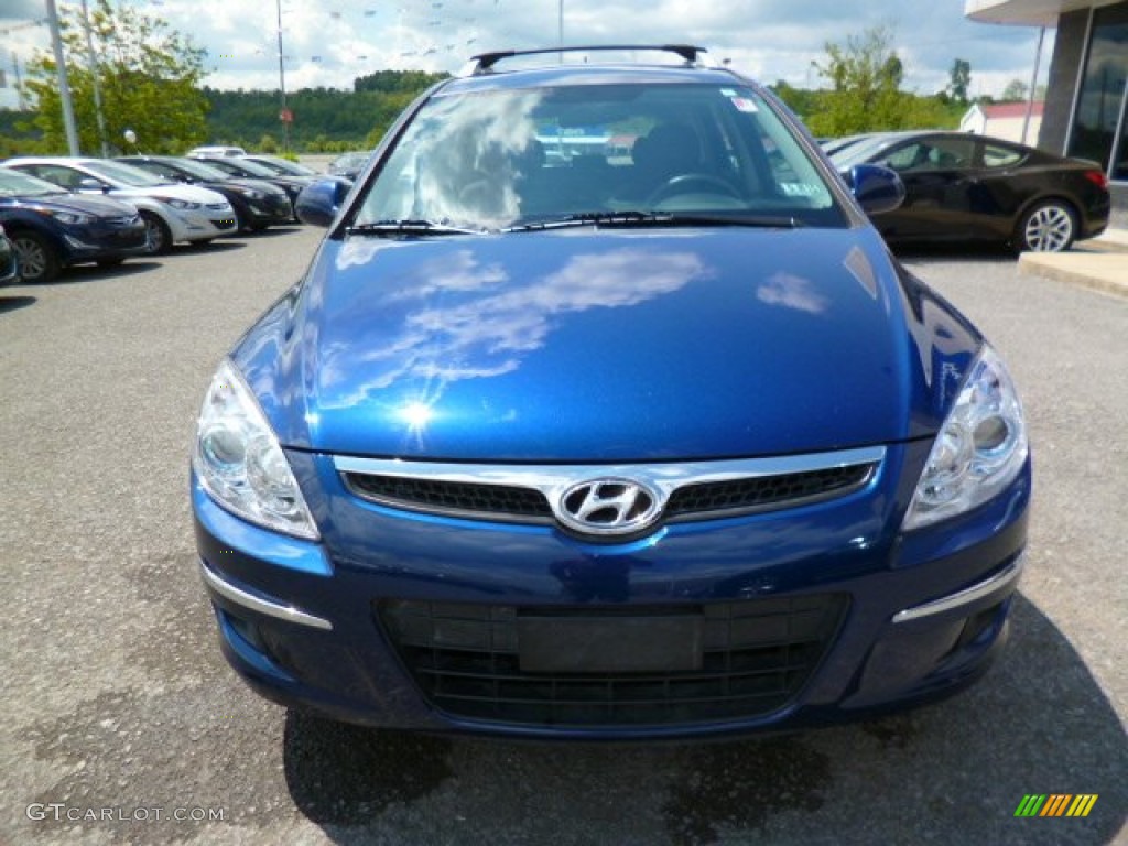 2012 Elantra GLS Touring - Atlantic Blue / Black photo #2