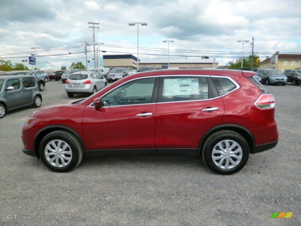 2014 Rogue S - Cayenne Red / Charcoal photo #4