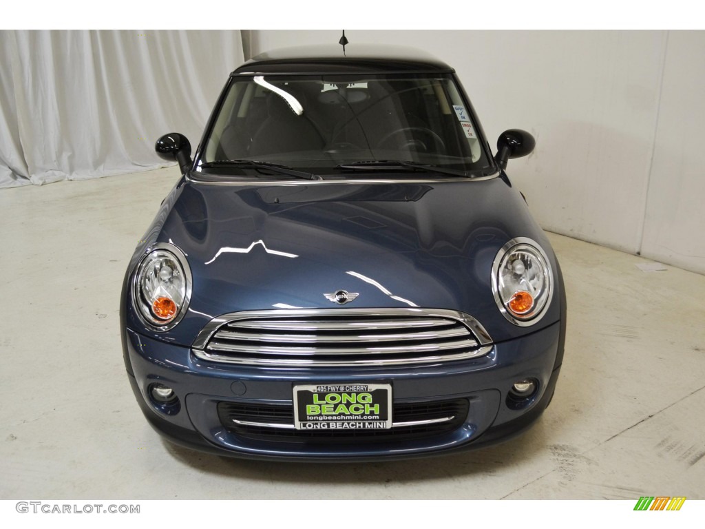 2011 Cooper Hardtop - Horizon Blue Metallic / Carbon Black photo #4