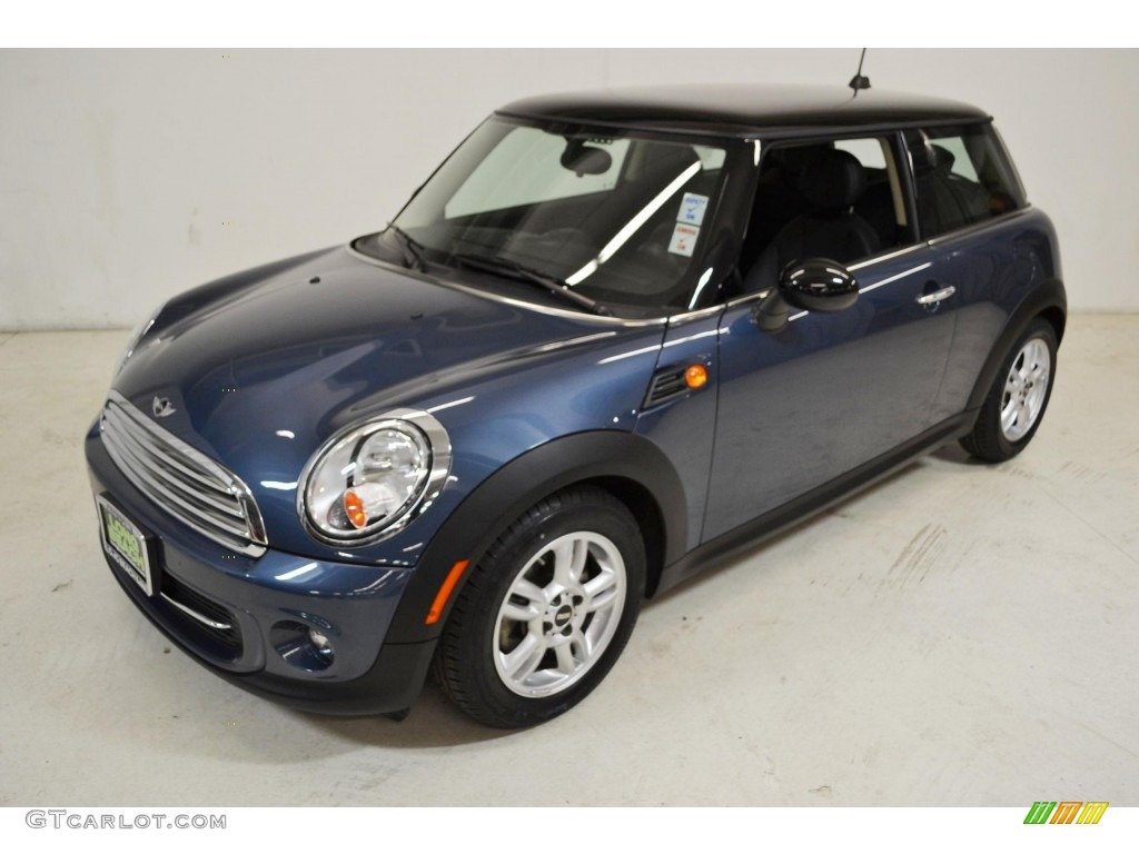 2011 Cooper Hardtop - Horizon Blue Metallic / Carbon Black photo #9