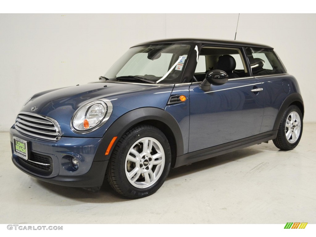 2011 Cooper Hardtop - Horizon Blue Metallic / Carbon Black photo #10