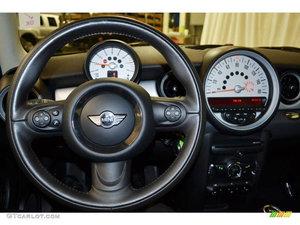 2011 Cooper Hardtop - Horizon Blue Metallic / Carbon Black photo #24