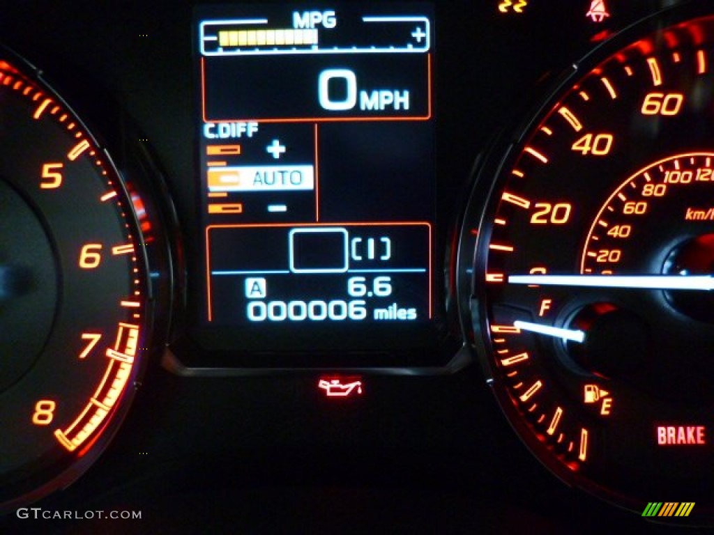 2015 Subaru WRX STI Limited Gauges Photo #93847510